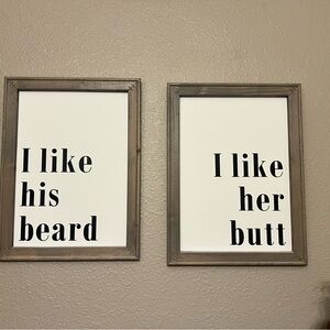 Set of Two Framed Wall Art Prints